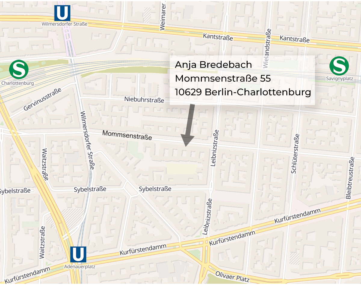 Anfahrt planen - Psychotherapie Charlottenburg Anfahrt planen - Psychotherapie Charlottenburg